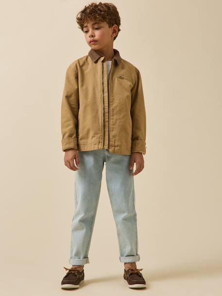 Jean relax garçon Denim bleach 5 - vertbaudet enfant 