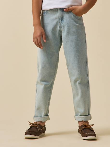Jean relax garçon Denim bleach 6 - vertbaudet enfant 