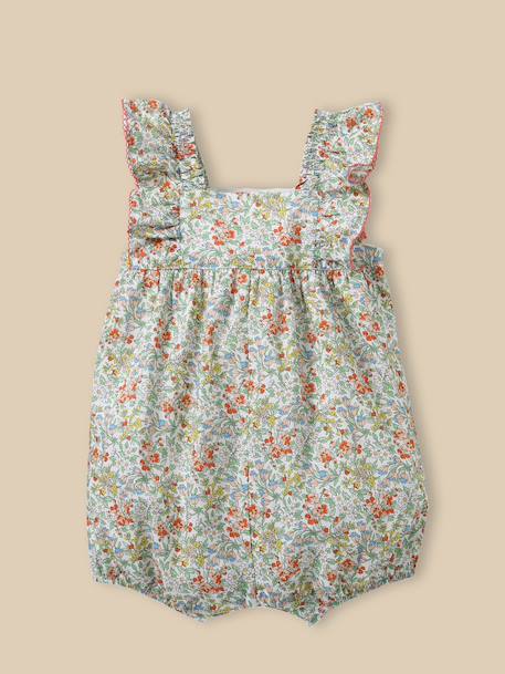 Combi-bloomer en tissu liberty bébé Liberty amelie+Liberty nazanin 6 - vertbaudet enfant 