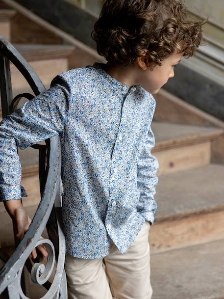 Chemise en tissu liberty - collection fêtes et mariages Liberty eloise 2 - vertbaudet enfant 