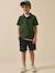 Polo garçon en coton bio Blanc+Celadon+Ciel+Marine+Rouge+Vert anglais 24 - vertbaudet enfant 