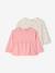 Lot 2 T-shirts manches longues bébé rose 1 - vertbaudet enfant 