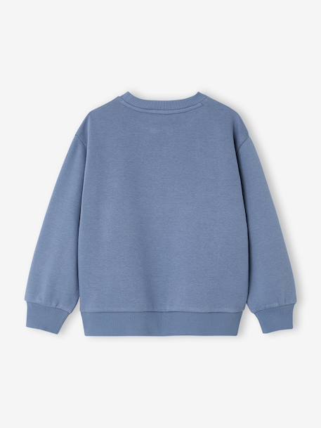 Sweat col rond surf bleu chambray+écru 2 - vertbaudet enfant 