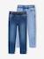 Lot 2 jeans garçon slim denim gris+double stone+stone 13 - vertbaudet enfant 