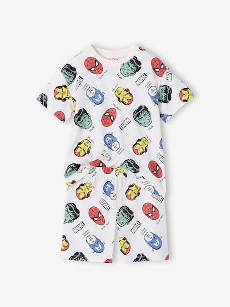 Pyjashort garçon MARVEL écru 1 - vertbaudet enfant 
