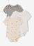 Lot 3 bodies bébé manches courtes chien anthracite 1 - vertbaudet enfant 