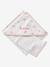 Cape de bain personnalisable et gant de toilette NOEUDS blanc imprimé 3 - vertbaudet enfant 