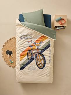 Linge de maison et décoration-Linge de lit enfant-Housse de couette-Parure housse de couette et taie d'oreiller enfant BMX