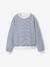Sweat coupe large marine+marron+vanille 2 - vertbaudet enfant 