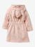 Peignoir enfant LAPIN coton recyclé personnalisable rose poudré 4 - vertbaudet enfant 