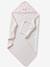 Cape de bain personnalisable et gant de toilette NOEUDS blanc imprimé 4 - vertbaudet enfant 