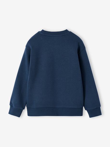 Sweat col rond surf bleu nuit+olive 3 - vertbaudet enfant 