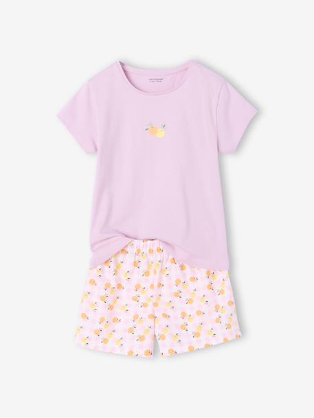 Lot de 2 pyjashorts fille en coton jaune pâle 3 - vertbaudet enfant 
