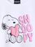 T-shirt manches courtes fille Snoopy blanc 3 - vertbaudet enfant 