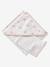 Cape de bain personnalisable et gant de toilette NOEUDS blanc imprimé 6 - vertbaudet enfant 