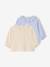 Lot 2 T-shirts manches longues collerette écru 1 - vertbaudet enfant 