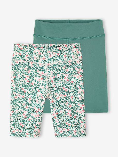 Fille-Lot 2 cyclistes fille sport