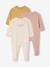Lot 3 pyjamas bébé en coton bio beige+écru+vert sauge 8 - vertbaudet enfant 