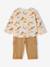 Ensemble bébé garçon T-shirt pantalon beige imprimé 4 - vertbaudet enfant 