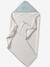 Cape de bain personnalisable et gant de toilette MARGUERITE bleu imprimé 5 - vertbaudet enfant 