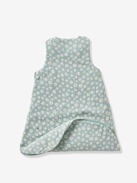 Gigoteuse été personnalisable MARGUERITE en gaze de coton bleu imprimé 5 - vertbaudet enfant 