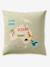 Parure housse de couette et taie d'oreiller TOUR DU MONDE ANIMAUX avec coton recyclé vert sauge 3 - vertbaudet enfant 