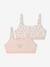 Lot 2 brassières coton bio rose 1 - vertbaudet enfant 