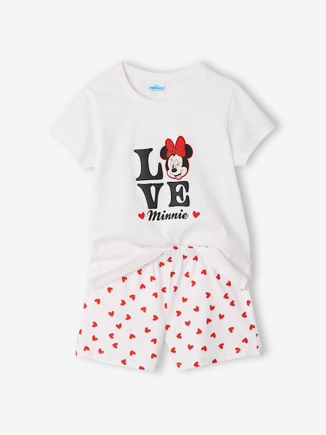 Pyjashort fille Minnie écru 1 - vertbaudet enfant 