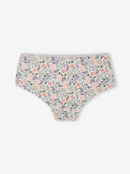 Lot de 5 shorties fille vert sauge 7 - vertbaudet enfant 