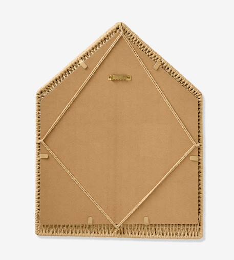 Miroir maison en corde de papier beige 3 - vertbaudet enfant 