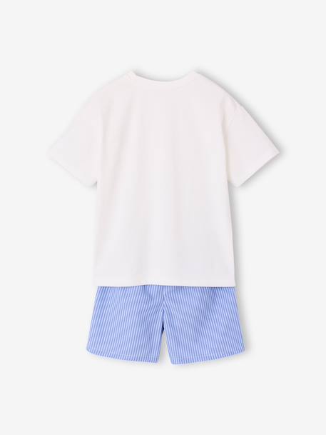 Pyjashort garçon capsule famille écru 6 - vertbaudet enfant 
