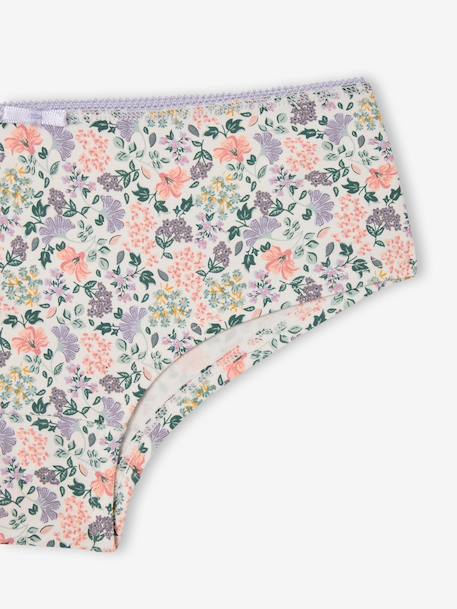 Lot de 5 shorties fille vert sauge 8 - vertbaudet enfant 