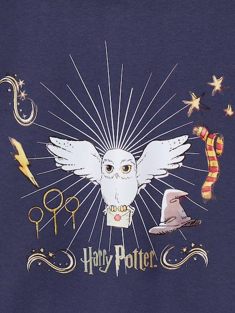 Robe sweat à capuche fille Harry Potter bleu nuit 3 - vertbaudet enfant 