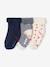 Lot de 3 paires de chaussettes bébé fille coeurs Lot écru 1 - vertbaudet enfant 