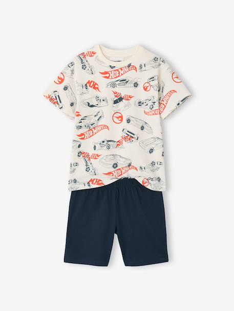 Pyjashort garçon Hot Wheels écru 1 - vertbaudet enfant 