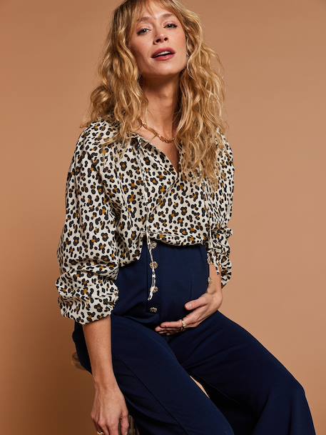 Chemise grossesse à motif léopard écru 9 - vertbaudet enfant 