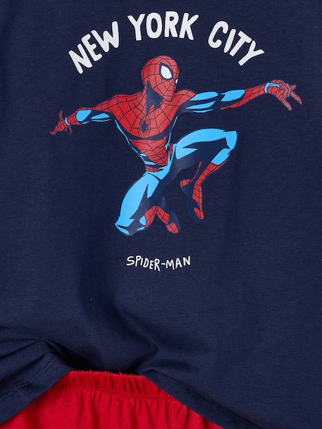 Pyjashort garçon Spiderman New york city rouge 4 - vertbaudet enfant 