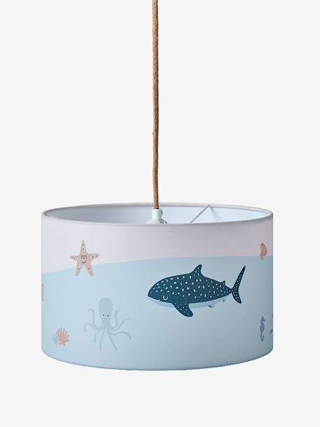 Abat-jour animaux marins bleu imprimé 2 - vertbaudet enfant 