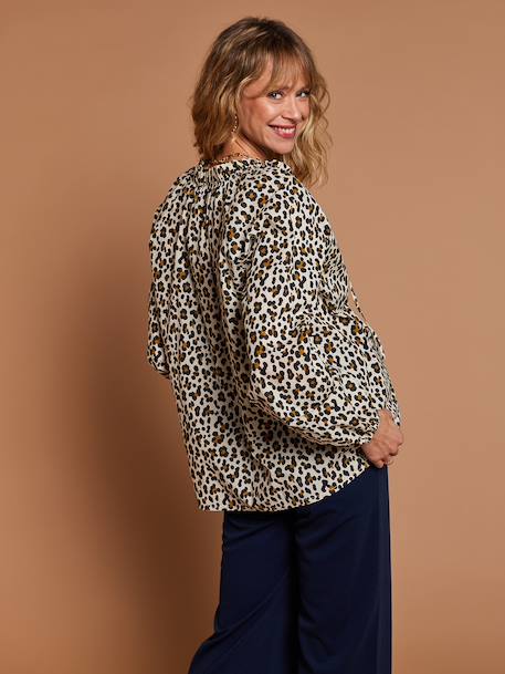 Chemise grossesse à motif léopard écru 5 - vertbaudet enfant 