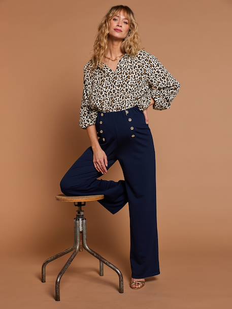 Chemise grossesse à motif léopard écru 1 - vertbaudet enfant 