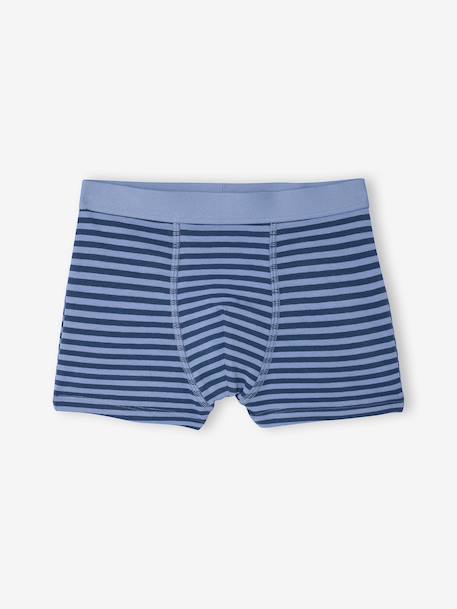 Lot de boxers garçon tractopelle bleu océan 4 - vertbaudet enfant 