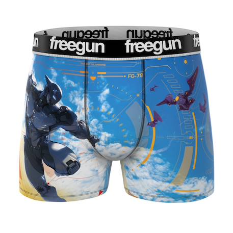 Lot de 3 boxers  heroes Turquoise/violet/noir/blanc 5 - vertbaudet enfant 