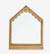 Miroir maison en corde de papier beige 2 - vertbaudet enfant 