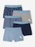 Lot 5 boxers garçon requin bleu grisé 1 - vertbaudet enfant 
