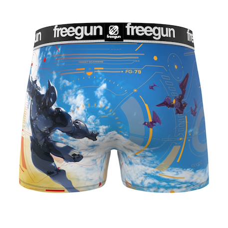 Lot de 3 boxers  heroes Turquoise/violet/noir/blanc 6 - vertbaudet enfant 