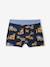 Lot de boxers garçon tractopelle bleu océan 3 - vertbaudet enfant 