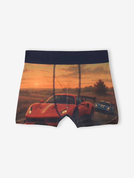 Lot 3 boxers noir 2 - vertbaudet enfant 