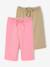 Lot de 2 pantalons larges bébé fille rose 1 - vertbaudet enfant 