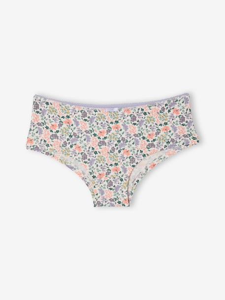 Lot de 5 shorties fille vert sauge 6 - vertbaudet enfant 