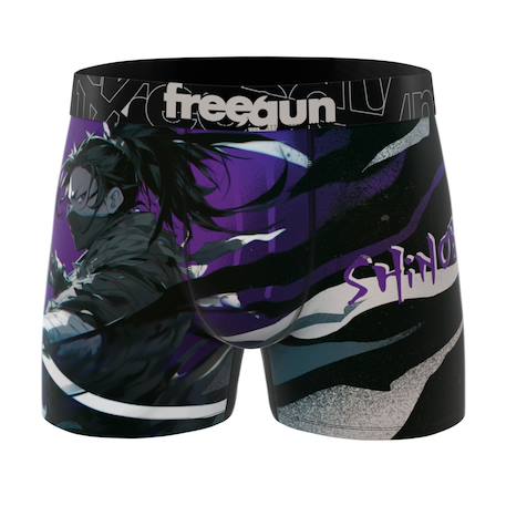 Lot de 3 boxers  heroes Turquoise/violet/noir/blanc 4 - vertbaudet enfant 